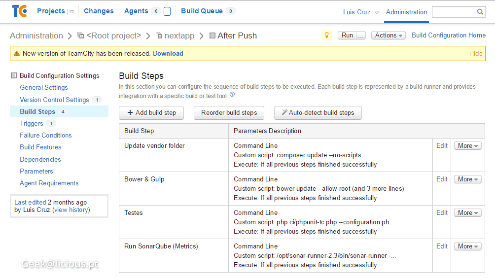 Tools for a Continuous Integration (CI) server for PHP projects images/08-ferramentas-servidor-integracao-continua-ci/160-teamcity-build-steps.png